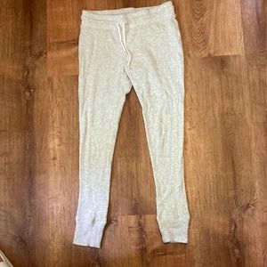 Gray ribknit kids leggings size 12
